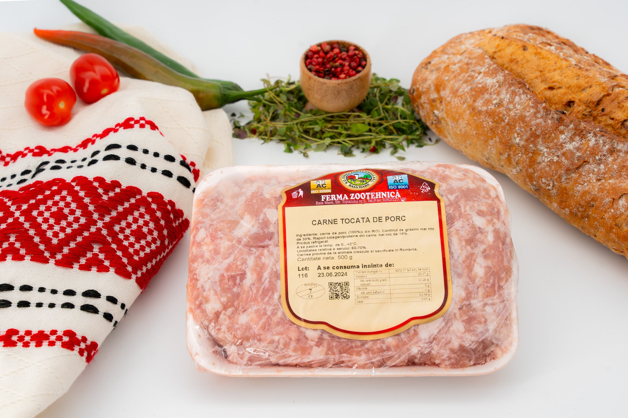 Carne Tocata Porc 500 gr